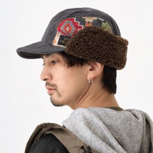 キャップ 耳あて 帽子 メンズ 飛行帽 防寒 ...の詳細画像5