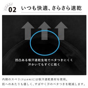 FILA ワイドバイザー つば広 ハット UV...の詳細画像3