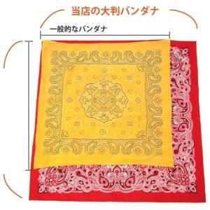 大判バンダナ BIGサイズ ペイズリー柄 60...の詳細画像3