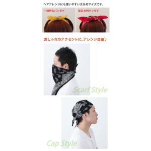 大判バンダナ BIGサイズ ペイズリー柄 60...の詳細画像4