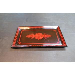 寿六作 蒟醤塗 盛鉢 菓子鉢 菓子器 香川漆器 共箱 木製 伝統工芸 彫刻