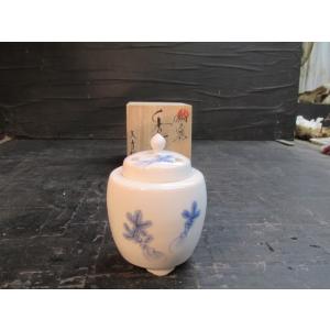 F796 十一世 坂高麗左衛門 韓峯 萩焼 吉田松陰像 共箱 高さ20cm 萩焼茶碗 11世 坂高麗左衛門(作) 共箱 小堀宗通箱書 | 古美術ささき