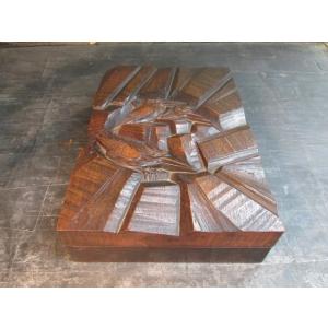 仙台堆朱 山水文 文箱 硯箱 共箱 飾り箱 手許箱 漆 伝統工芸 高度な漆