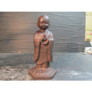 坂高麗左衛門(韓峯) 萩焼 吉田松陰坐像 置物 陶器 陶芸 作家 : 手作り