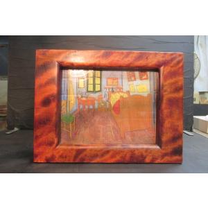 油彩画　木のフレーム付き　F4 楽天市場】キャンバス用 木枠 F4号 33.3×24.2cm 桐材 クレサンジャパン