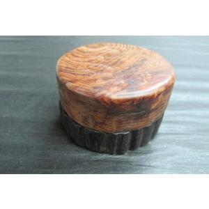 寿六作 蒟醤塗 盛鉢 菓子鉢 菓子器 香川漆器 共箱 木製 伝統工芸 彫刻