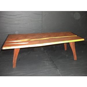 最上杢屋久杉木地仕上げ飾台 木製 銘木 木製飾り台 脚付き 花台 盆栽台