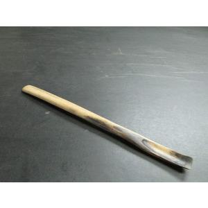 黒柿拭き漆手元三角茶杓 木製 茶さじ 茶道 茶杓 茶道具 銘木 木の茶杓