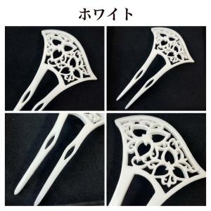かんざし 簪 バチ型 黒留袖 結婚式 留袖 3...の詳細画像5