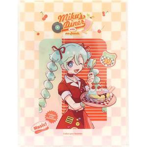 初音ミク A4 アクリルホルダー ダイナー柄の詳細画像2