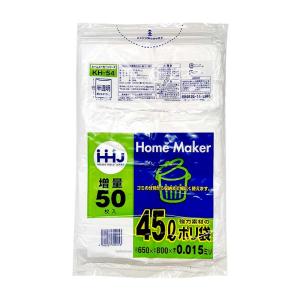 ゴミ袋45L 半透明 50枚入 KH-54の商品画像