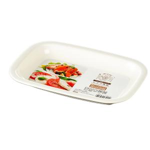 レンジ角皿 白