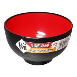 ナカヤ化学産業 【1564】レンジ椀　黒