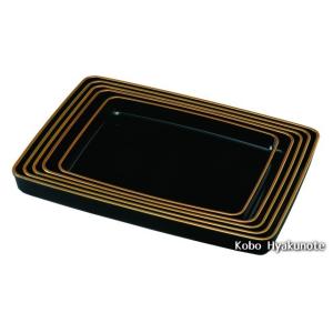 賞状盆 金渕付 17.0