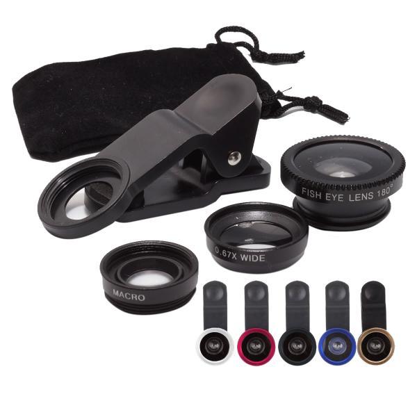 スマホ用 カメラレンズ 3点 セット レンズ スマホ セルカレンズ 魚眼 ワイド 接写 自撮りレンズ...