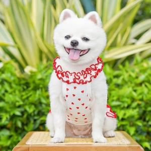 犬服 春夏用 ワンピース おしゃれ ドレス 着...の詳細画像3
