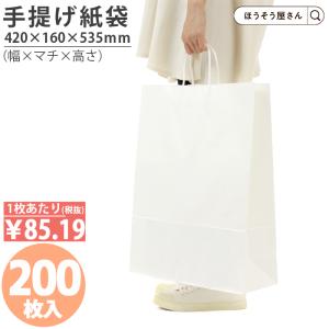 パックタケヤマ 手提げ 紙袋 HV140 晒 50枚 XZT00880