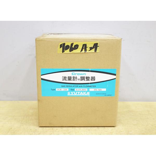 7060A24 未使用 開封済み YUTAKA ユタカ 流量計付調整器 FCR-226 ヒーター内蔵...