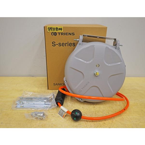 8931B24 未使用 TRIENS 三協リール エアホースリール SHS-210A エアー工具