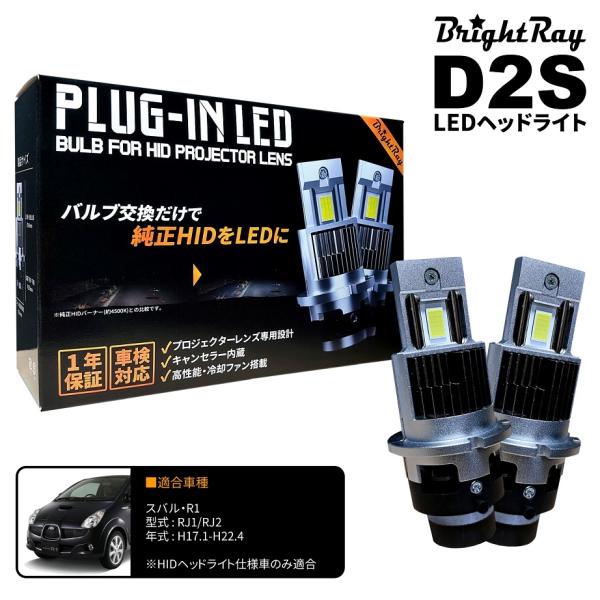 送料無料 1年保証 スバル R1 RJ1 RJ2 (H17.1-H22.4) 純正HID用 Brig...