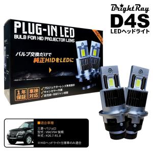 パジェロ V93 V97 ヘッドライト D4S HIDバーナー メタルマウント搭載