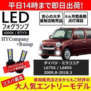 ダイハツ ミラココア L675S L685S LEDヘッドライト H4 Hi/Lo