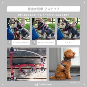 犬 ハーネス 小型犬 中型犬 脱げない 喉に優...の詳細画像2