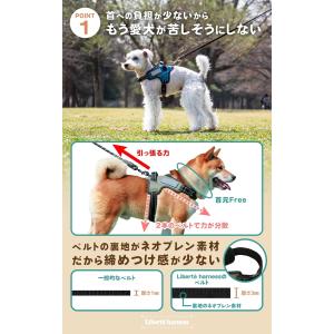 犬 ハーネス 小型犬 中型犬 脱げない 喉に優...の詳細画像5