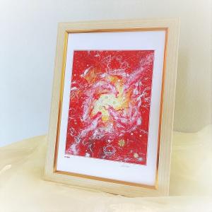 風水 油絵 幸運を呼ぶ風水画 油絵 手描き 額入り 李勇 希望の道 F6号 31.8×40.9cm