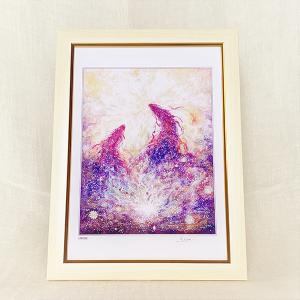 開運 龍 風水 玄関 インテリア 絵画 風水画 壁掛け 寝室 額付 地脈の龍