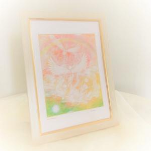 彩雲-鳳凰 L 絵画 インテリア 鳳凰の絵 風水画 鳳 玄関 おしゃれ