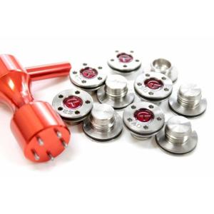 互換品】 スコッティ キャメロン ウェイト 赤T5g10g15g20g ウェイト2個