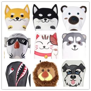 ゴルフヘッドカバーDW/FW/UT/PT用4点セット　ピンクパンサー　送料無料 ゴルフヘッドカバーDW/FW/UT/PT用4点セット ピンクパンサー 送料無料