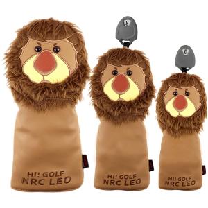 メール便配送無料】【バラ売】PUレザー ライオン ヘッドカバー