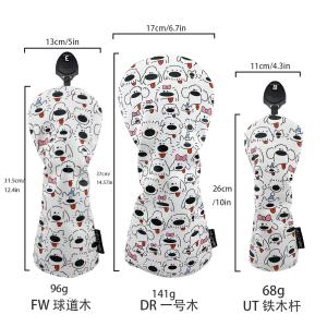 ゴルフヘッドカバー ドライバー DR 用 ウッ...の詳細画像1