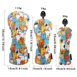 ゴルフヘッドカバー ドライバー DR 用 ウッ...の詳細画像1