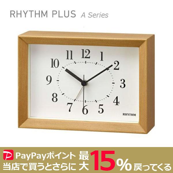 RHYTHM PLUS クロック 掛置兼用 A Series A6 Natural 木枠 リズムプラ...