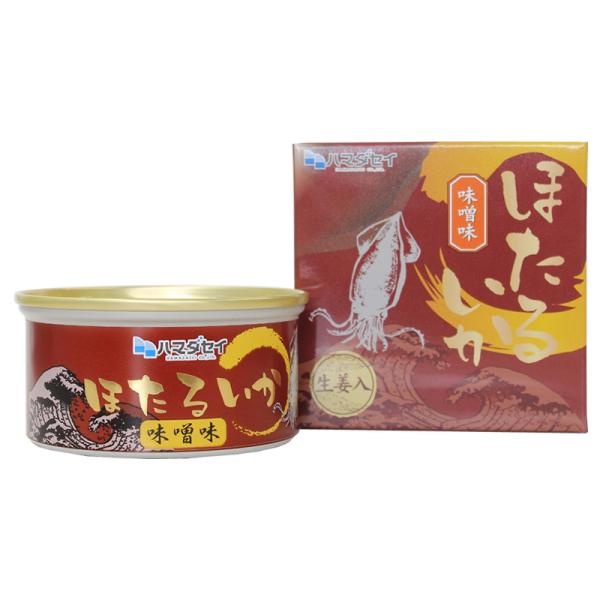 「ひょうごふるさと館」ハマダセイ ほたるいか缶詰味噌味(647-36)