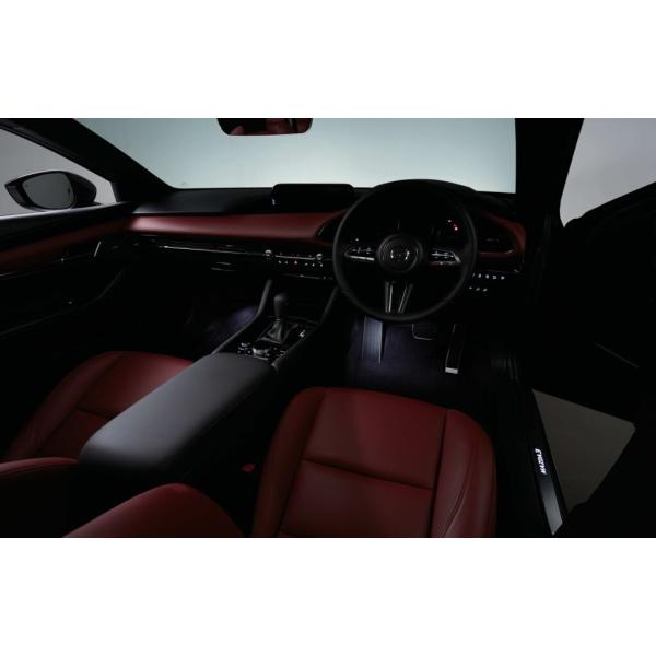 マツダ（MAZDA）フツトランプ&amp;イルミネーション(ホワイト)/マツダ純正オプション/MAZDA3/...