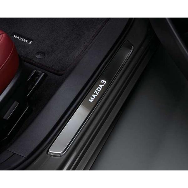 マツダ（MAZDA）スカッフプレート(イルミネーション付)/マツダ純正オプション/MAZDA3/ B...