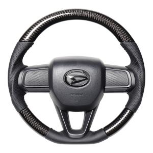 REAL（レアル） ステアリングハンドル ブラックウッド ブラック