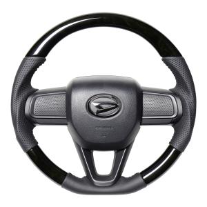 Real ステアリングホイール ウッド/ブラック REAL（レアル） ステアリングハンドル 42ブラウンウッド ブラック