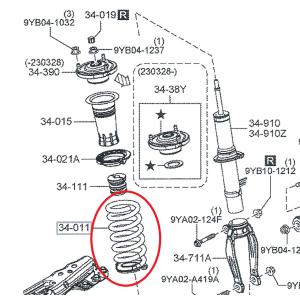 RS-R RSR Ti2000 直巻き スプリング バネ コイル サス 車高調 2本