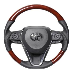 レカラタイプ ステアリング 本体 REAL-レアル 純正交換ステアリング プレミアムシリーズ RAV4 PHV (50系