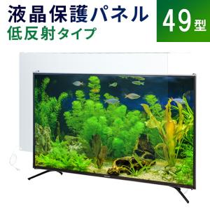 液晶テレビ保護パネル 49型 フラット式 【低反射タイプ】※こちらの商品はテレビではございません｜hyosin