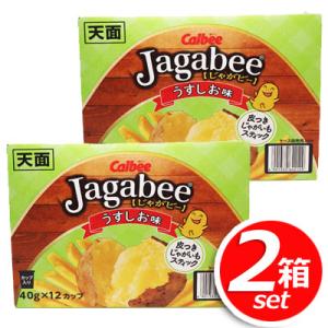 ★2箱セット★カルビー Jagabee じゃがビー 大容量 (40g×12個)×2箱サクッ！ホクッ！...