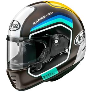 アライ Arai RAPIDE NEO  NUMBER BROWN ラパイド ネオ ナンバー ブラウン 茶 フルフェイスヘルメット 国内正規品｜hyourin