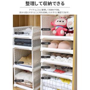 衣類収納ボックス 収納ラック 衣類ケース 6点...の詳細画像3