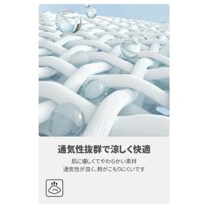 トレーニングウェア ヨガウェア メッシュ 半袖...の詳細画像2