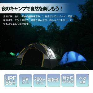 ワンタッチテント 簡易テント UVカット ドー...の詳細画像1